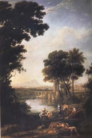 Claude Lorrain The Finding of the Infant Moses (mk17)
